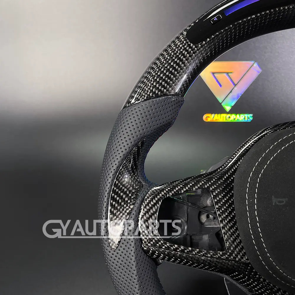 led steering wheel carbon fiber for bmw g series g20 g21 g22 g23 g26 g80 g81 g82 2023 2024 m2 m3 m4 m5 (copy)