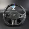 alcantara & forged carbon fiber steering wheel for bmw f10 f20 f30 f32 f80 m2 m3 m4 m5 m6