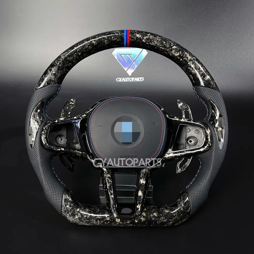 forged carbon fiber steering wheel for bmw g30 g32 g11 g12 g14 g15 g16 g05 g01 g20 g90 g80 g09 upgrade