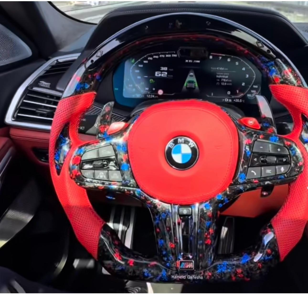 (50% deposite) customized carbon fiber steering wheel fit for 2014 golf 7