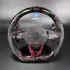 led forged carbon fiber steering wheel fit for vw mk8/8.5 gti polo gts r line