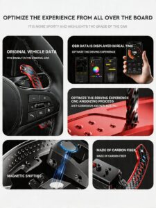 led carbon fiber paddles fit for bmw 330i (copy)