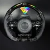 led&alcantara forged carbon fiber steering wheel for mercedes benz amg c63 e63 a/c/e class w212 w205 w204 w213 assembly upgrade