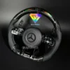 led steering wheel carbon fiber for vw golf 7 mk7 mk7.5 golf r gti gtd gte (809 model) (copy)