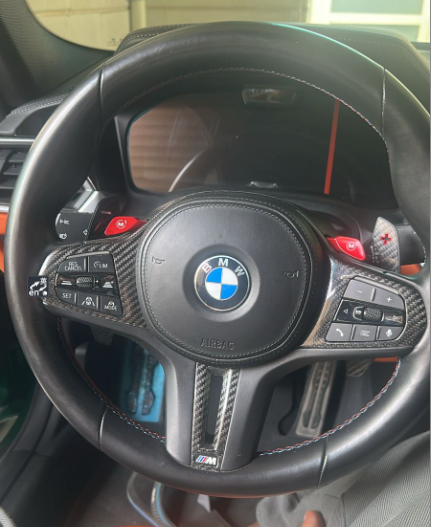 (50% deposit)customized carbon fiber steering wheel fit for bmw f30 series 3 320d