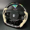 led&alcantara forged carbon fiber steering wheel for bmw g30 g31 g32 x3 g01 x4 g02 m2 g87 m3 g80 m4 g82 g42 g20 m5