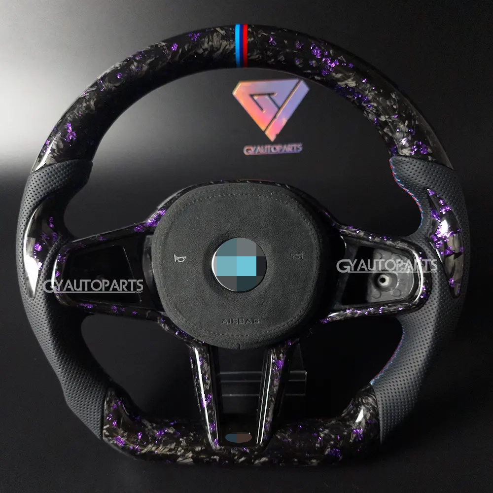 forged carbon fiber steering wheel for bmw x3 x4 x5 x6 f30 f10 f15 g01 g08 g22 g23 g20 g30 g31 g38 m340i m440i