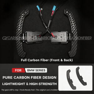 led carbon fiber paddles fit for bmw 330i (test)