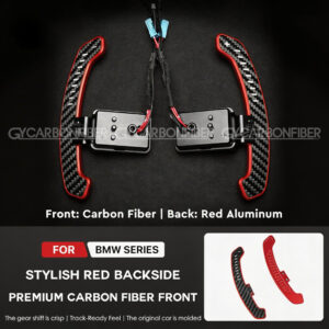 led carbon fiber paddles fit for bmw 330i (test)