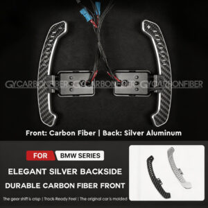 led carbon fiber paddles fit for bmw 330i (test)