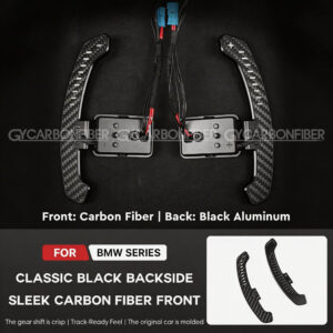 led carbon fiber paddles fit for bmw 330i (test)